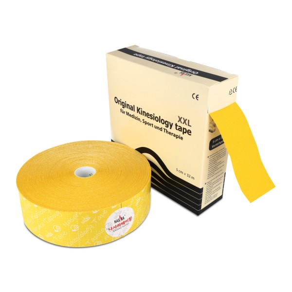 Nasara NASARA Kinesiologie Tape 5cm x 32m - gelb