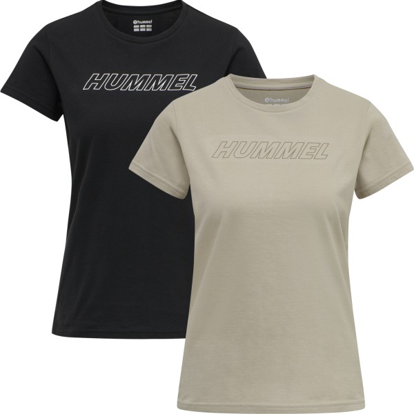 Hummel hmlTE Cali 2-Pack Cotton T-Shirt